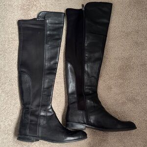 Franco Sarto Black Over-the-Knee Riding Boots